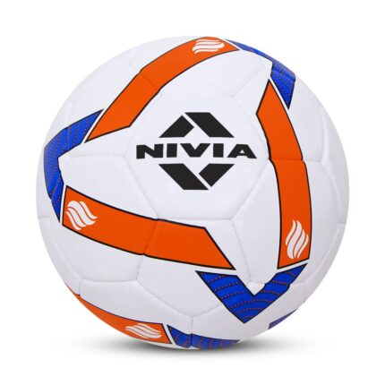 Nivia Shining Star Football, 32 Panel, Rubberized Stitched, to Play on Hard Ground Without Grass, Wet & Grassy Ground, Artificail Turf